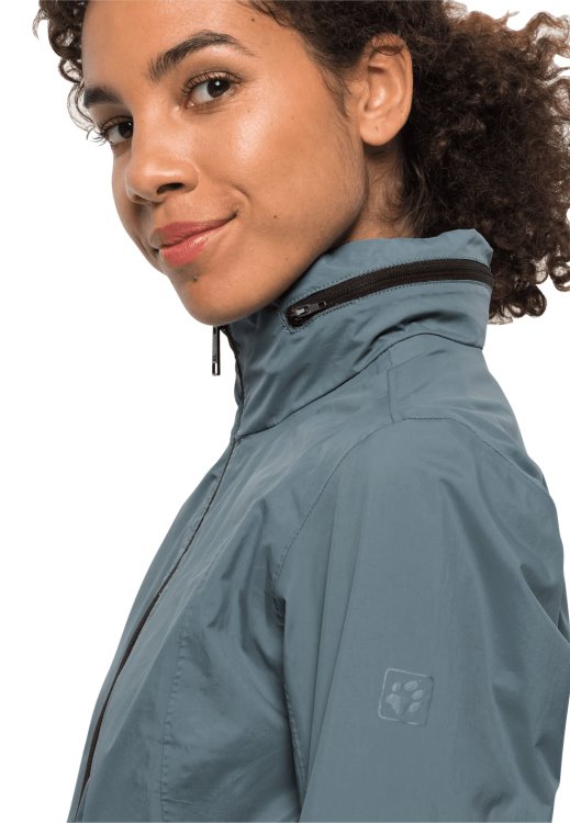Hot Norden Port Coat W Brand Jack Wolfskin Teal Grey