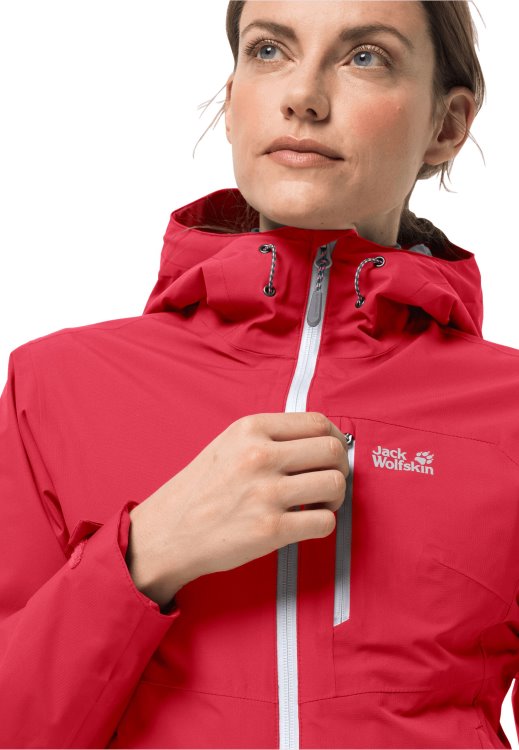 New Brand Jack Wolfskin Tulip Red Eagle Peak Jacket W