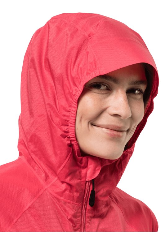 Fashion Brand Jack Wolfskin Tasman 2l Jacket W Tulip Red