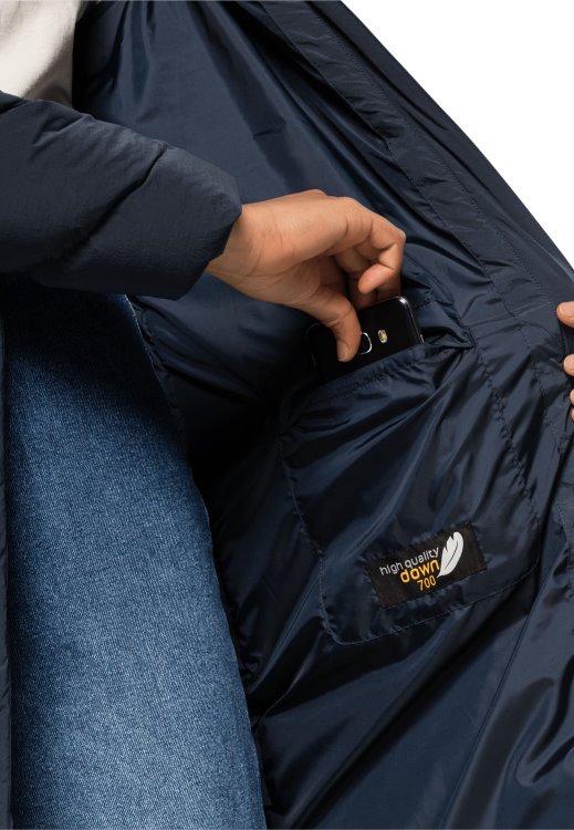 Marienplatz Coat W Original Brand Jack Wolfskin Night Blue