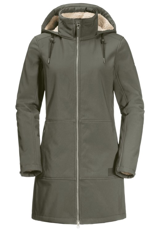 Brand Jack Wolfskin Fashion Windy Valley Coat W Dusty Olive
