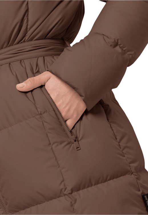 Brand Jack Wolfskin Collection Hazelnut Brown Frozen Lake Coat W