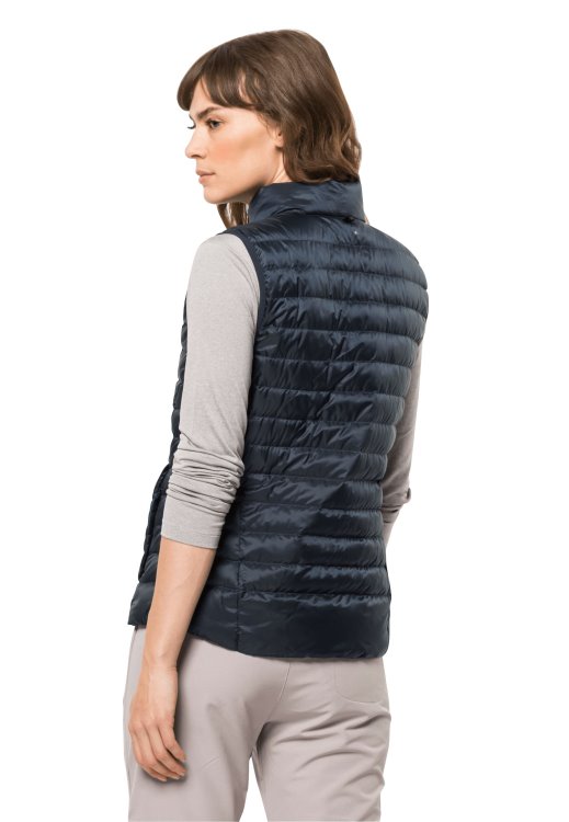 Brand Jack Wolfskin Night Blue Pack & Go Down Vest W Collection