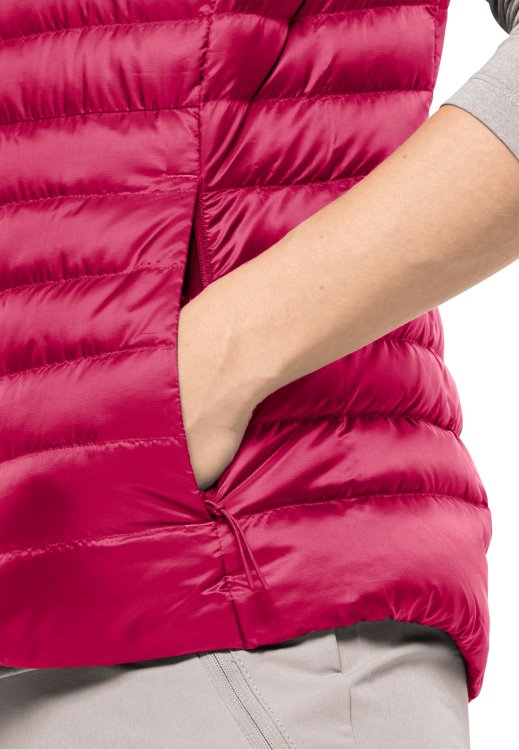 Brand Jack Wolfskin Origin Cranberry Pack & Go Down Vest W