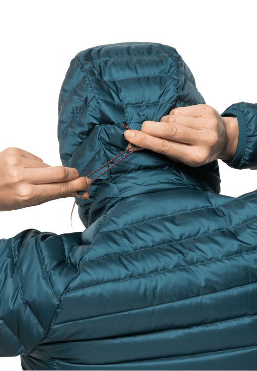 Blue Coral Brand Jack Wolfskin Passamani Down Hoody W Original