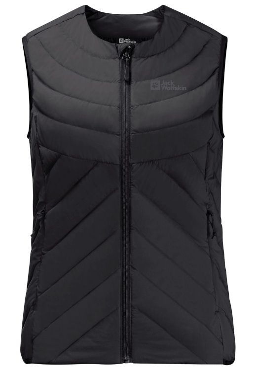 Athletic Down Vest W Brand Jack Wolfskin Hot Black