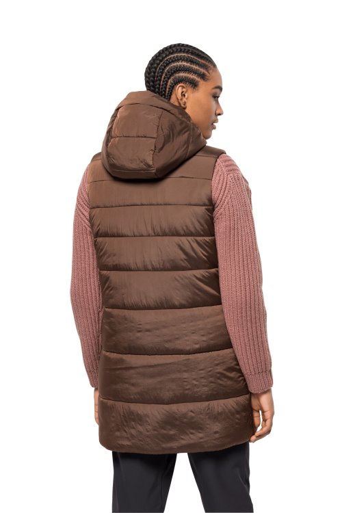 Eisbach Vest W Hazelnut Brown New Brand Jack Wolfskin