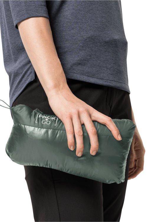 Pack & Go Down Jacket W Fashion Brand Jack Wolfskin Hedge Green