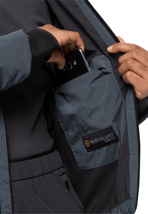 Slate Blue Fashion Bike Commute Ins Jacket W Brand Jack Wolfskin