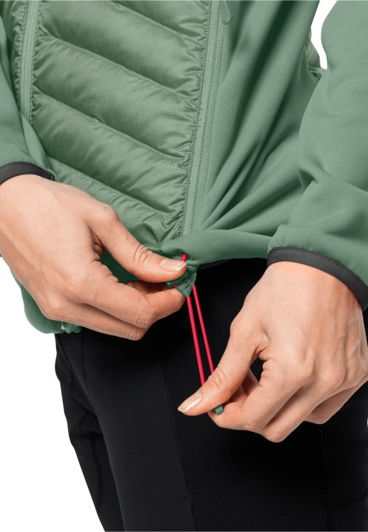 Origins Nebelhorn Down Hybrid W Granite Green Brand Jack Wolfskin