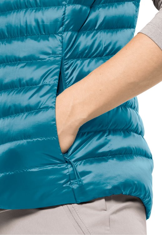 Brand Jack Wolfskin Pack & Go Down Vest W Freshwater Blue