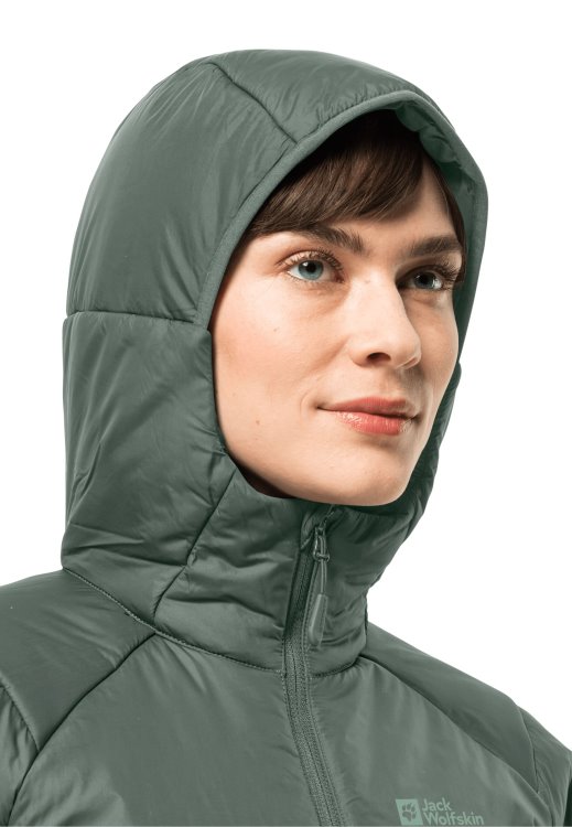 Hedge Green Bergland Ins Hoody W Brand Jack Wolfskin Origin
