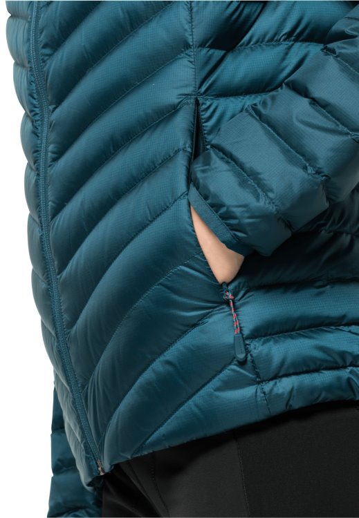 Brands Passamani Down Jacket W Blue Coral Brand Jack Wolfskin