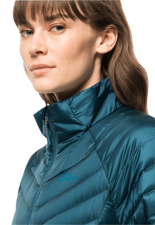Brands Passamani Down Jacket W Blue Coral Brand Jack Wolfskin