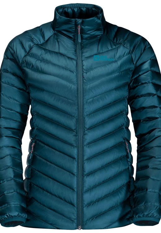 Brands Passamani Down Jacket W Blue Coral Brand Jack Wolfskin