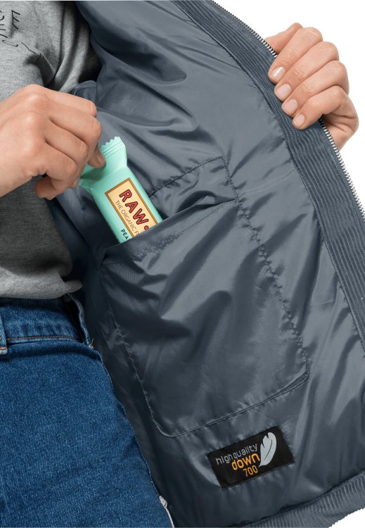 Nature Corduroy Jacket W Brand Slate Blue Brand Jack Wolfskin