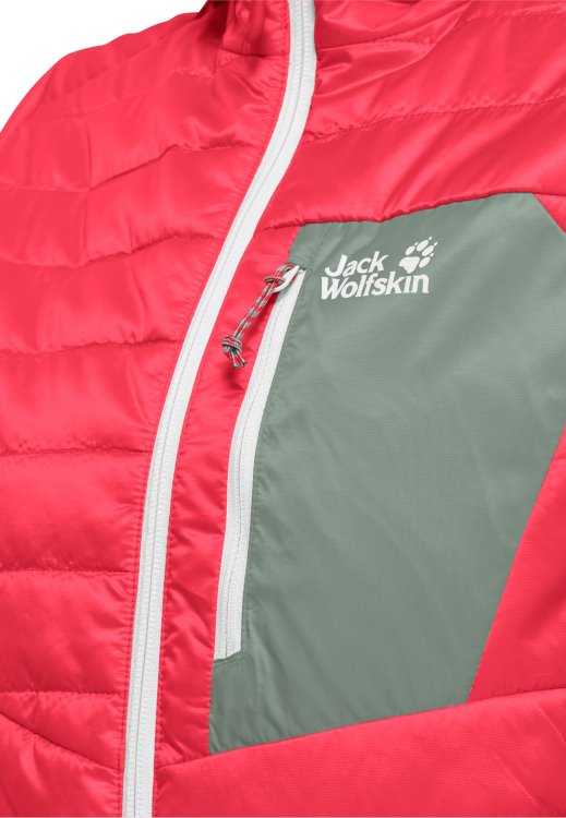 New Brand Jack Wolfskin Routeburn Jacket W Tulip Red