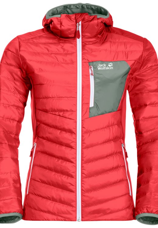 New Brand Jack Wolfskin Routeburn Jacket W Tulip Red