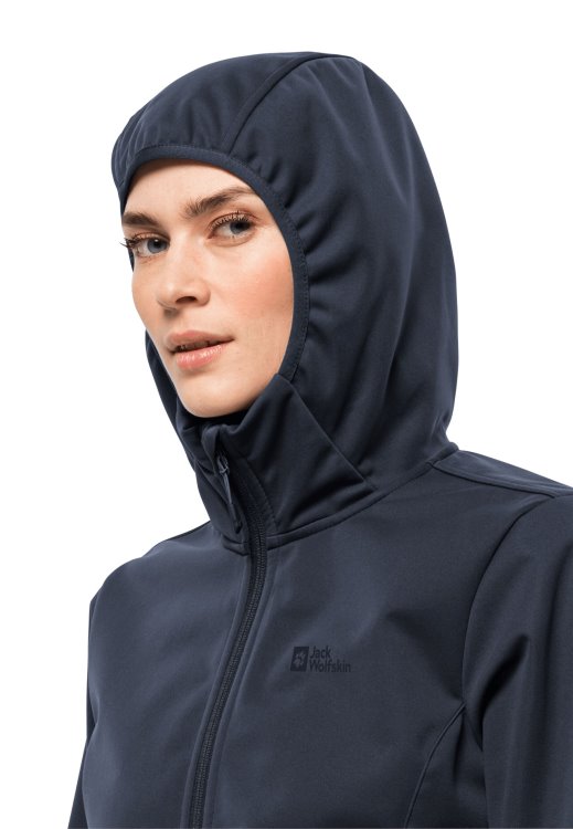 Windhain Hoody W Night Blue Original Brand Jack Wolfskin