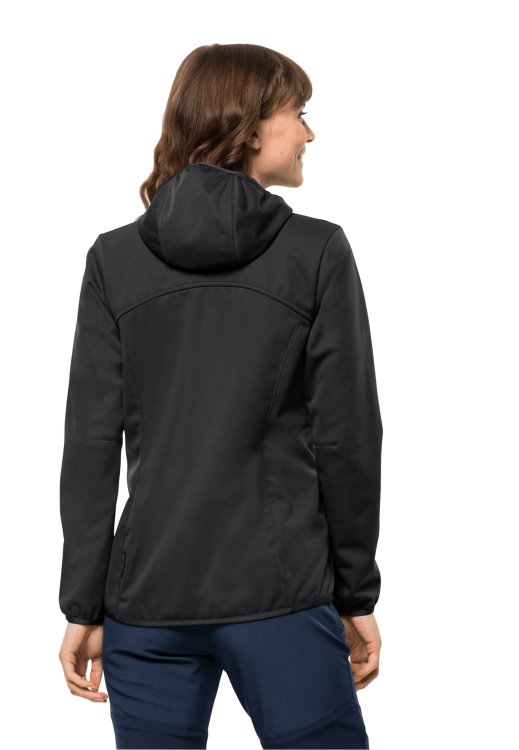 Windhain Hoody W Hot Brand Jack Wolfskin Black