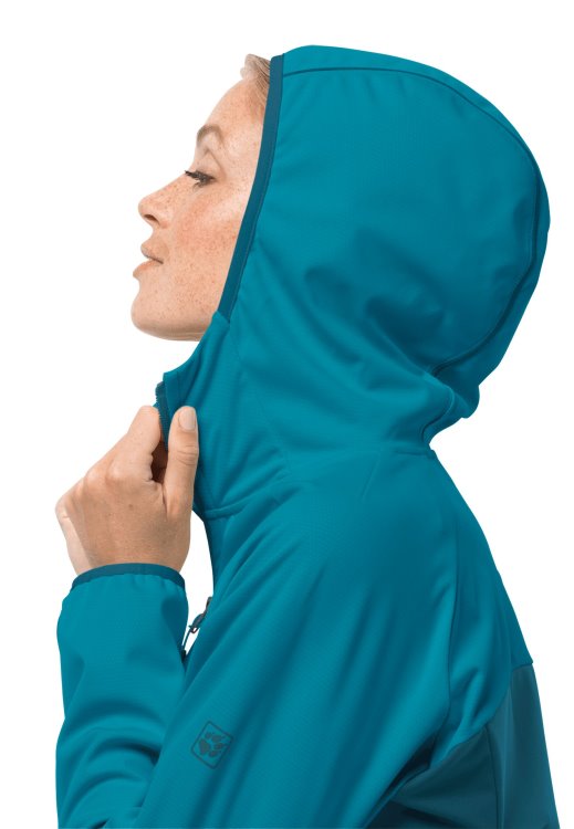 Brand Jack Wolfskin Collection Go Hike Softshell W Blue Coral