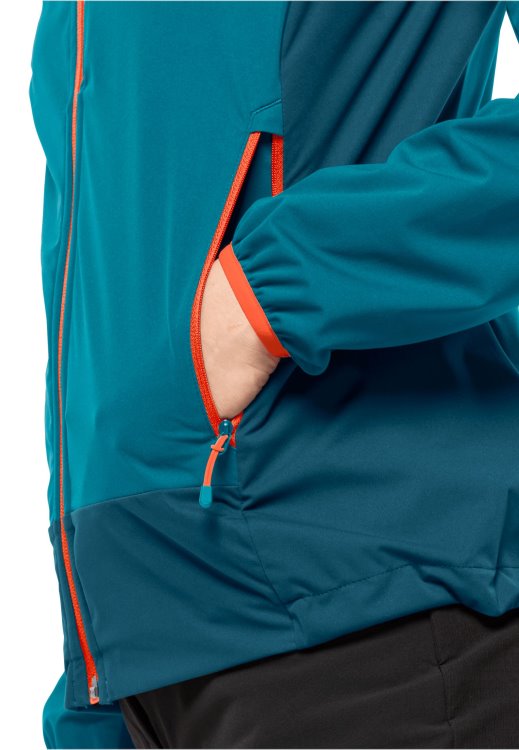 Brand Jack Wolfskin Collections Freshwater Blue Eagle Peak II Hoody W