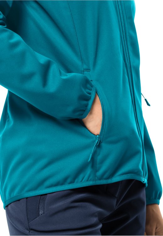 Collection Windhain Hoody W Freshwater Blue Brand Jack Wolfskin