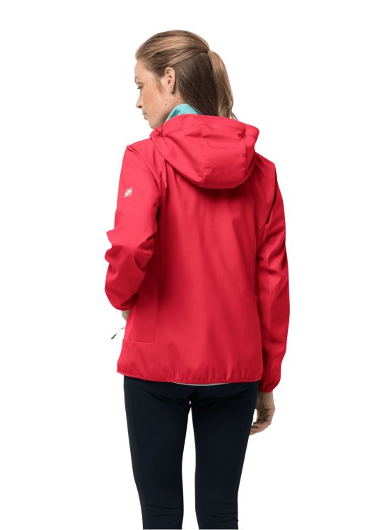 Tulip Red New Eagle Peak II Softshell W Brand Jack Wolfskin
