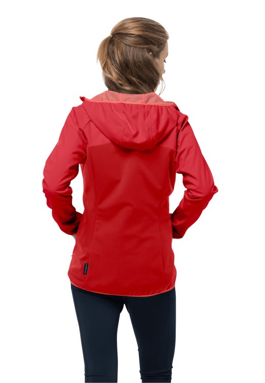 Bright Scarlet Go Hike Softshell W Brand Jack Wolfskin Fashion