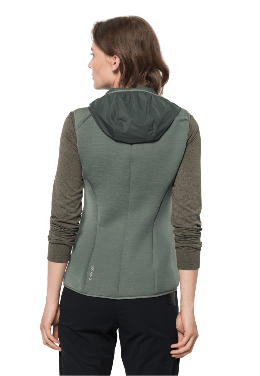 Brand Jack Wolfskin Hedge Green Tasman Hybrid Vest W