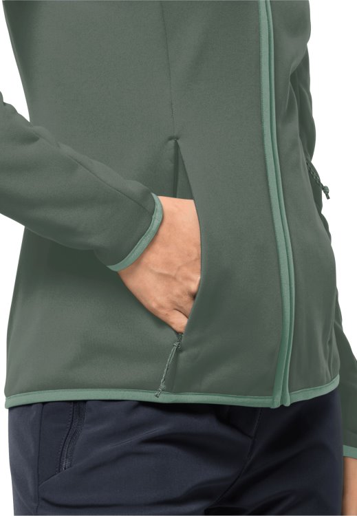 Best Hedge Green Baiselberg Hooded Fz W Brand Jack Wolfskin