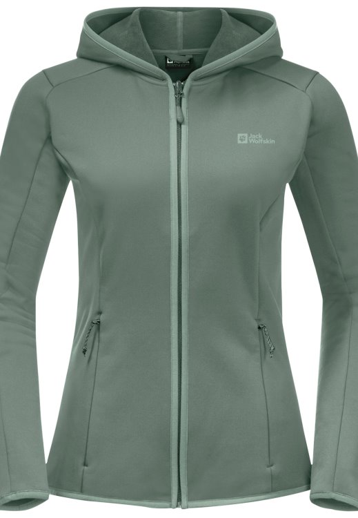 Best Hedge Green Baiselberg Hooded Fz W Brand Jack Wolfskin