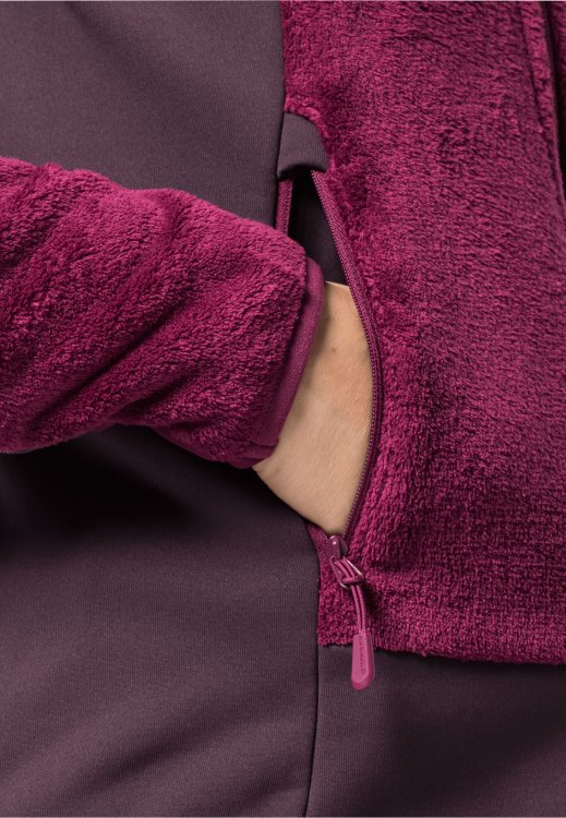 Brand Jack Wolfskin Wild Berry Brand Rotwand Hooded Fz W
