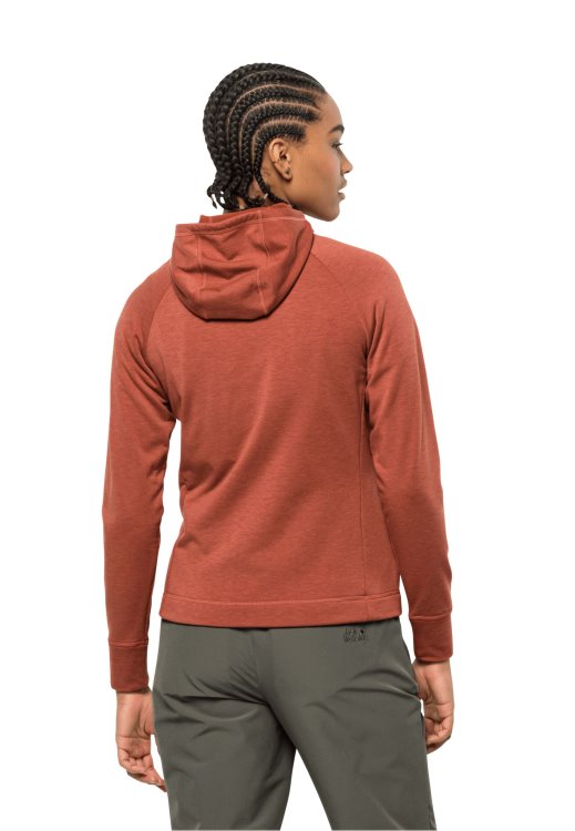 Autumn Red Collections Brand Jack Wolfskin Waldsee Hooded Jacket W