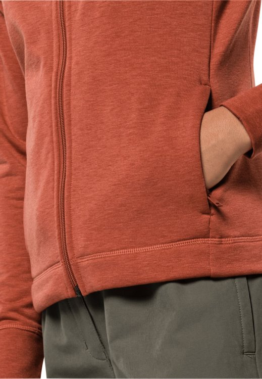 Autumn Red Collections Brand Jack Wolfskin Waldsee Hooded Jacket W