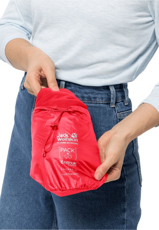 Tulip Red Origin Jwp Midlayer W Brand Jack Wolfskin