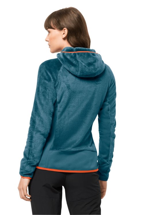 Best Brand Jack Wolfskin Rotwand Hooded Fz W Blue Coral