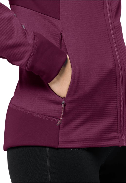 Wild Berry Brand Hydro Grid Fleece W Brand Jack Wolfskin