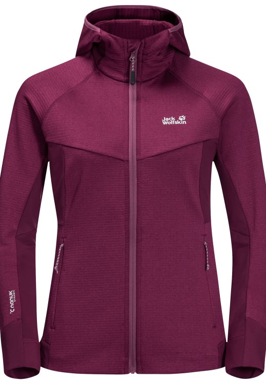 Wild Berry Brand Hydro Grid Fleece W Brand Jack Wolfskin