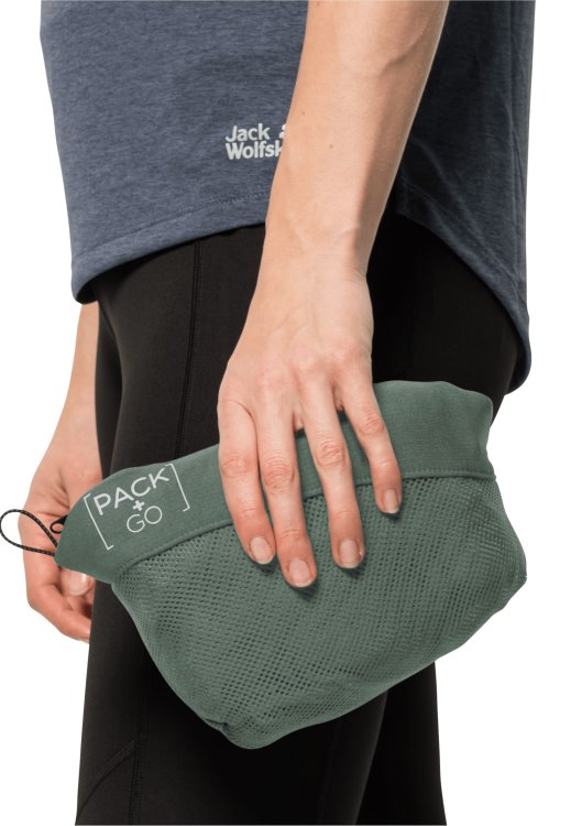 New Brand Jack Wolfskin Hedge Green Pack & Go Fz W