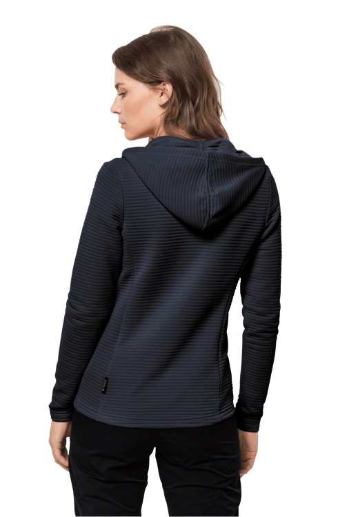 Night Blue Original Modesto Hooded Jacket Women Brand Jack Wolfskin