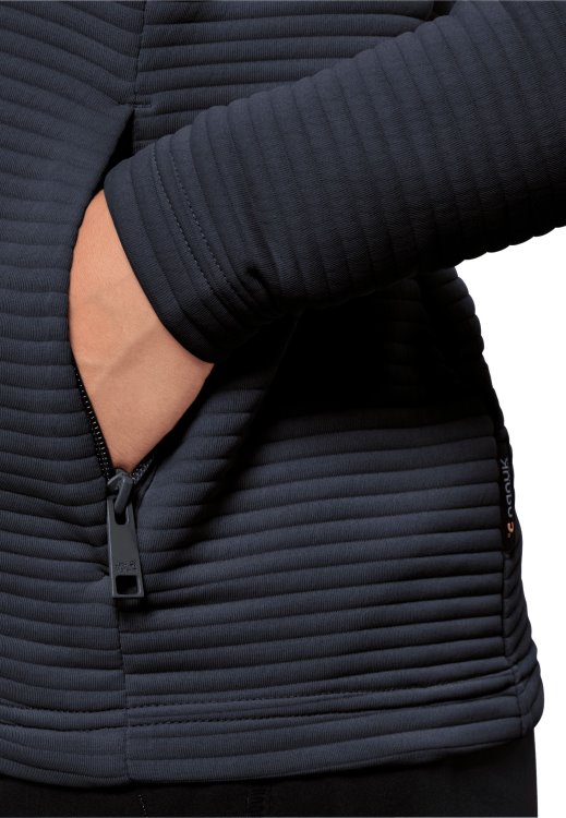 Night Blue Original Modesto Hooded Jacket Women Brand Jack Wolfskin