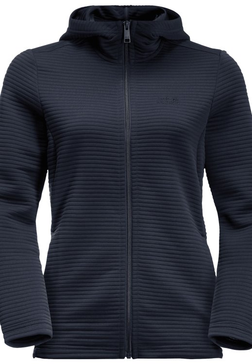 Night Blue Original Modesto Hooded Jacket Women Brand Jack Wolfskin