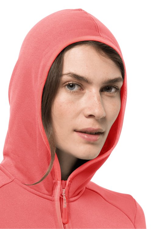 Turbulence Fleece W Best Brand Jack Wolfskin Desert Rose
