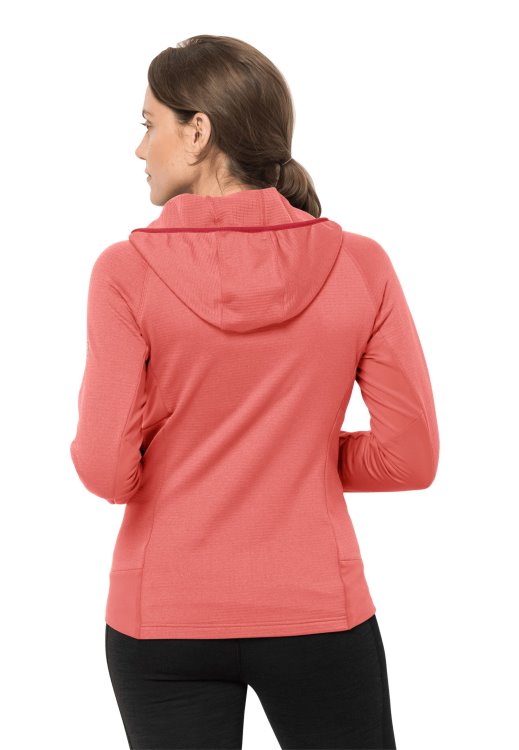 Desert Rose Hot Brand Jack Wolfskin Hydro Grid Fleece W