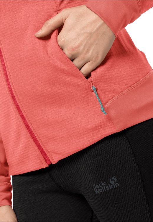 Desert Rose Hot Brand Jack Wolfskin Hydro Grid Fleece W