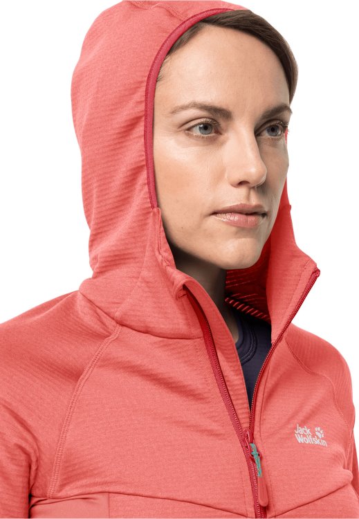 Desert Rose Hot Brand Jack Wolfskin Hydro Grid Fleece W