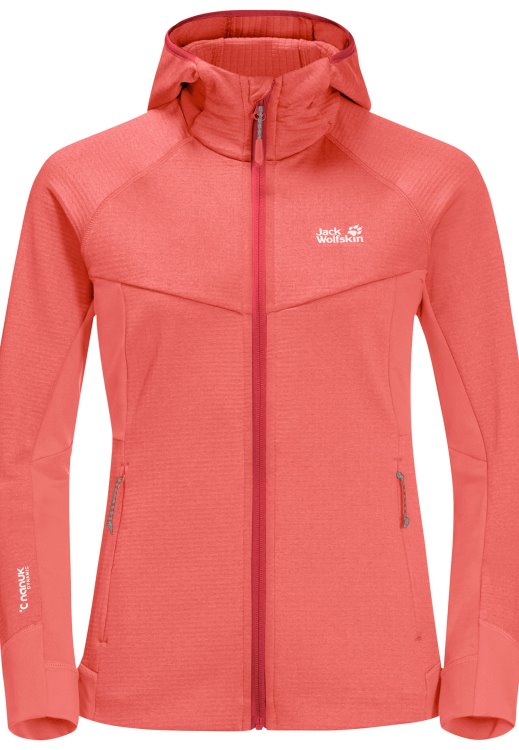 Desert Rose Hot Brand Jack Wolfskin Hydro Grid Fleece W