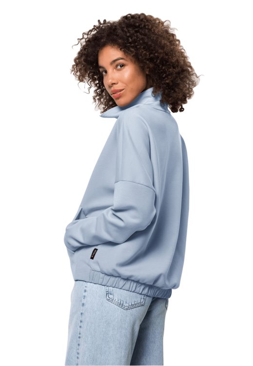 Brand Jack Wolfskin Original Blue Fog New Haven Half Zip W