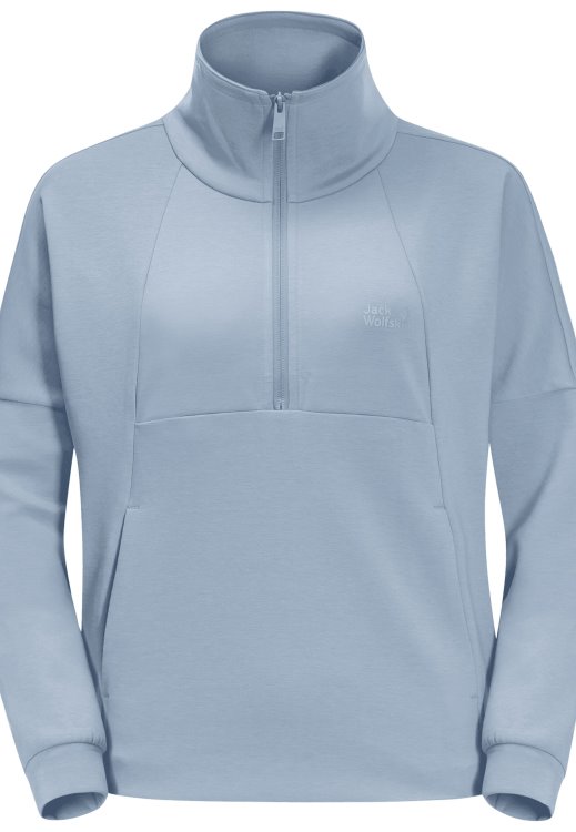 Brand Jack Wolfskin Original Blue Fog New Haven Half Zip W